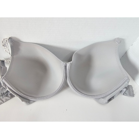 Natori Pure Luxe Custom Coverage Contour Underwire T-Shirt Bra GREY 36DDD - Picture 5 of 6